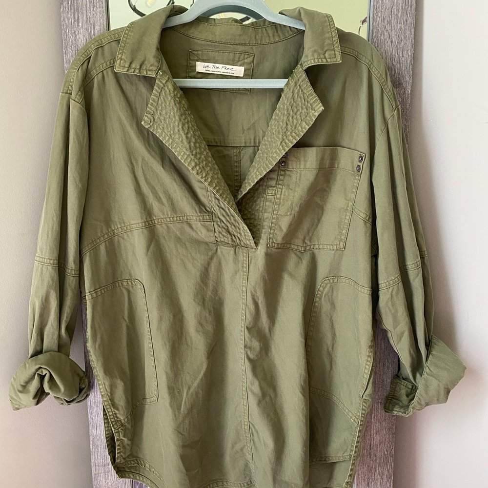 We The Free Khaki Green Outerwear